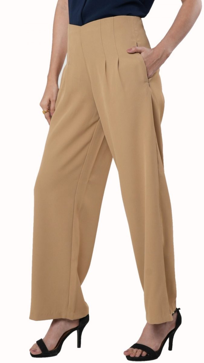 Flared pants for apple body shape